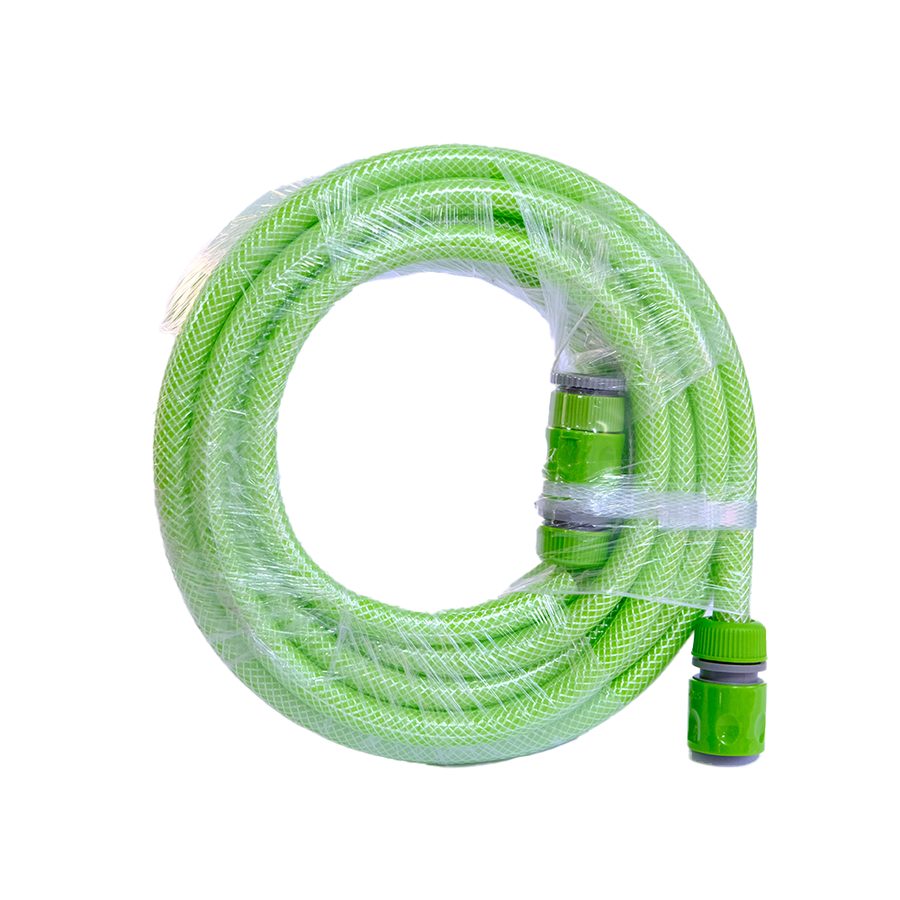 PVC garden hose with fittings