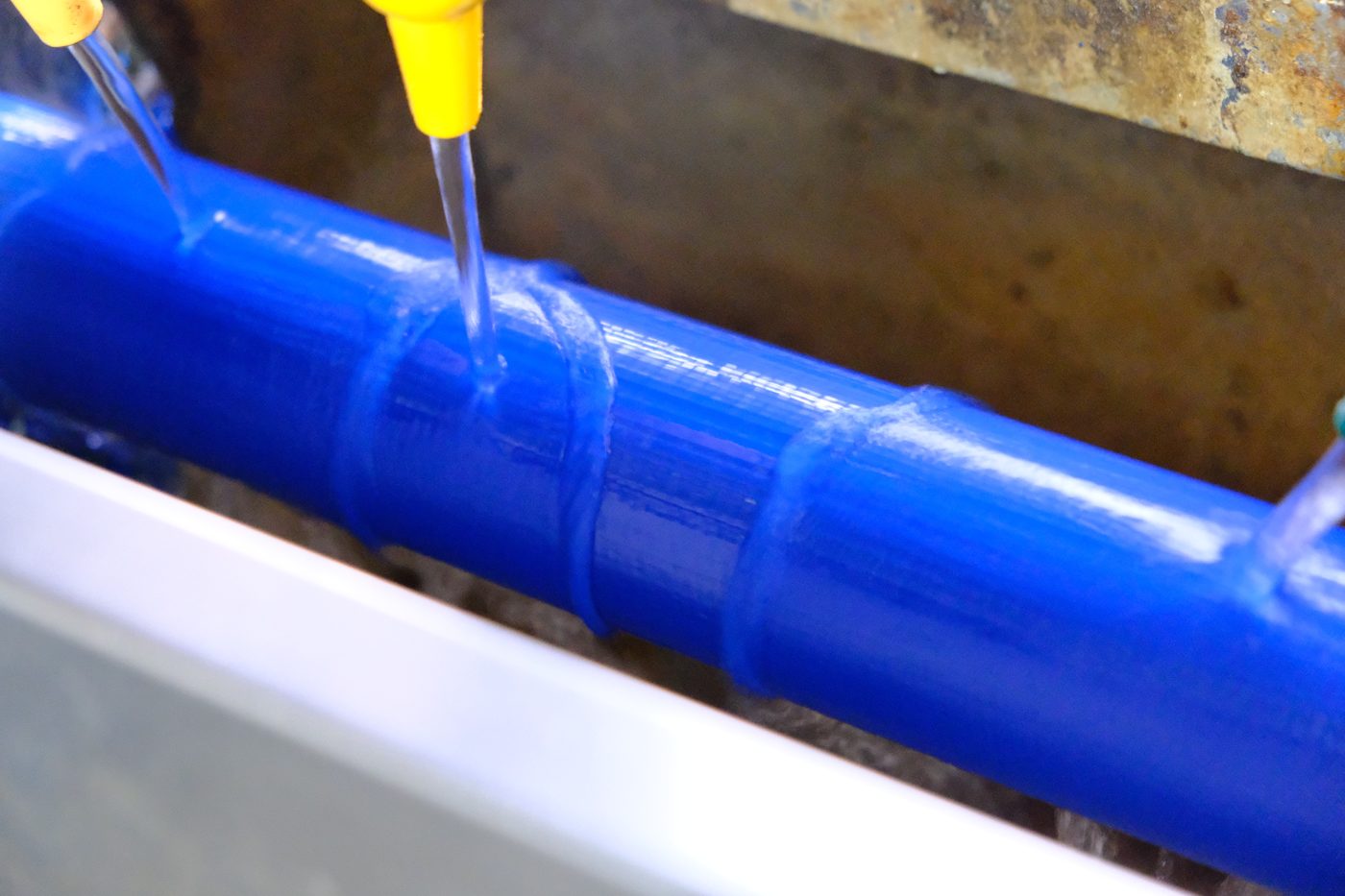 Small-bore PVC hose production
